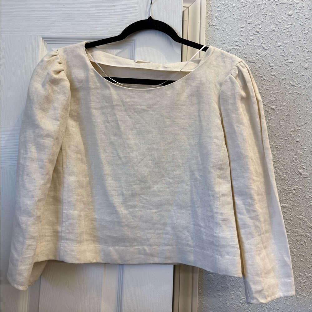 Chloe Cream Women's Blouse